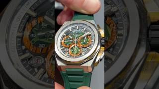 FORGET THE ROLEX DAYTONA: $30,000.00 Zenith Defy Extreme Jungle, modern #hautehorlogerie