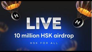 HashKey 平台代币 HSK 开始正式空投|首轮空投1000万|玩电报游戏免费获得|全新上线|目前参与人数不多|抓紧撸