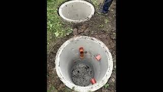 СЕПТИК ПЕРЕЛИВНОЙ ИЗ БЕТОННЫХ КОЛЕЦ ДЛЯ ДАЧИ ИЛИ ДОМА