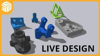 Modeling CAD Exercises in SketchUp LIVE!