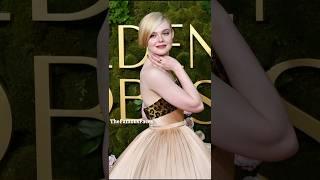 Elle Fanning’s Cartier Elegance & Balmain Glam at the2025 Golden Globes#thefamousfaces #goldenglobes