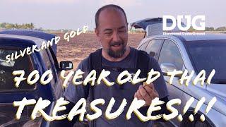 Metal Detecting 700 year old gold and silver treasures in Thailand!!!