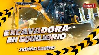 Adrián Lastra desafía la gravedad con una excavadora - El Desafío