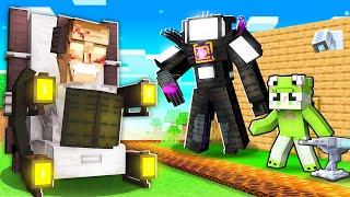 I Hired UPGRADED TV MAN To Defend My Minecraft House!