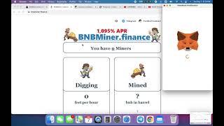 BNB 挖矿每天 3% 的高收益？ bnbminer 每天都给你带来稳定收益。 。视频下面有网站链接