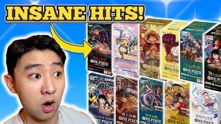 *OPENING EVERY BOOSTER BOX OF ONE PIECE EVER RELEASED! OP01-OP09!! INSANE PULLS!