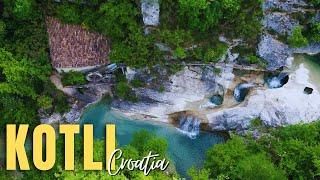 Kotli - where waterfalls meet watermills in Istria, Croatia