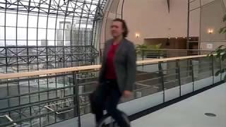 Unicycling in the European Parliament - Stanislovas Tomas