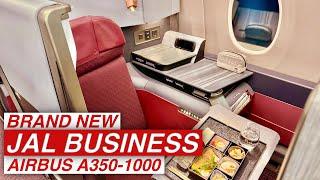 NEW Japan Airlines Business Class - Airbus A350-1000 - JFK New York to Tokyo Haneda review.