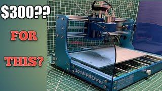 $300 DESKTOP CNC!! Is It Worth It? SainSmart Genmitsu 3018 PROVer V2 #desktopcnc #makemoney