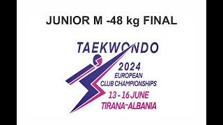 M -48 kg Final Junior Agenjo Trigos (ESP) – Triantafyllakis Dimitrios (GRE) European Club Champion