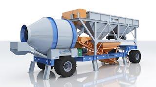 How Mobile Concrete Batching Plant Works