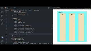 1-on-1 session with Aiman - website design with Flexbox
