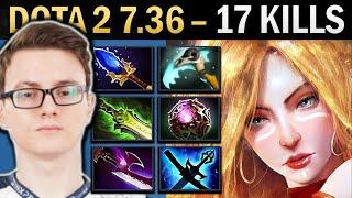 Lina Gameplay Miracle with Vyse and 21 Kills and Ethereal - Dota 2 7.36