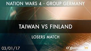 Taiwan vs Finland - Nation Wars 4 Group Germany - Losers match - Starcraft II - EN