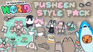 Pusheen Style Pack Review! | Toca Boca World (OUT NOW!) + Free Gifts!