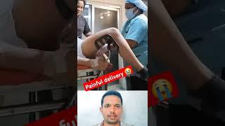 Mother painful delivery newborn twins baby ! #shorts #ytshorts #mbbs #hospital #newbornbaby #love