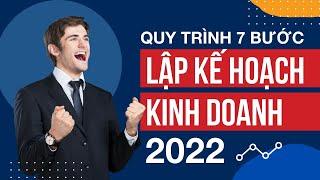 Quy trình 7 bước lập kế hoạch kinh doanh 2022 | Mr. Tony Dzung