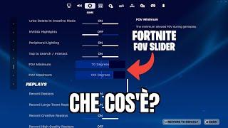 TI SPIEGO cos'è il FOV in modo SEMPLICE- FORTNITE