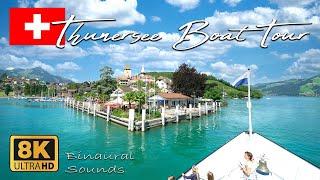 Thunersee Boat Tour Switzerland 8K 