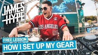 How To Set Up DJ Gear Like James Hype  Free DJ Tutorial