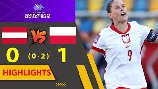 Austria vs Poland Highlights & All Goals | EURO WOMEN | 4.12.2024