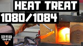 How to Heat Treat 1080 / 1084 - The Most Forgiving Steel