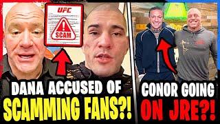 Dana White ACCUSED of SCAMMING UFC FANS!? Conor McGregor on Joe Rogan PODCAST!? Alex Pereira