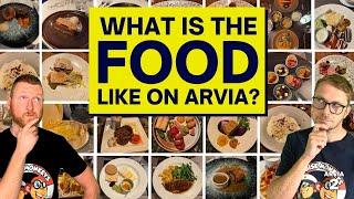 P&O Arvia ALL THE FOOD - Let's Talk Ship - Complimentary & speciality dining venues!