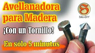 ​​​Como Hacer un AVELLANADOR CASEROPara Madera ​