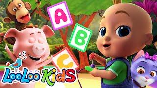 Alphabet Animals Song - Learn ABCs with Animals - LooLoo Kids Nursery Rhymes & Kids Songs