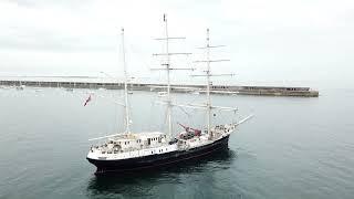 Tall Ship in Braye Bay, 27-7-2022