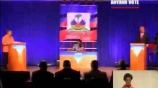 Michel Martelly & Mirlande Manigat Presidential Debate (9 of 10)