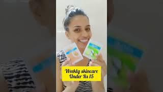 Skincare under Rs 15 | skincare for teenager | everyuth scrub & facepack in rs 15 #shorts #skincare