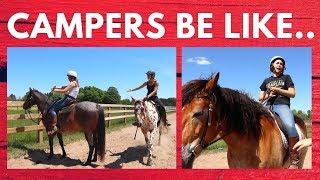 Types of Equestrians at Horse Camp