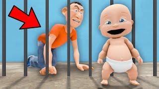 Locking Daddy in 24 Hour Prison!