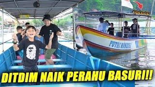 PERAHU TELOLET!! DITDIM MAIN KE TASIKMALAYA PENASARAN MAU NAIK PERAHUN YANG ADA BASURINYA..