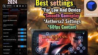 God Of War 2 Best Settings For Low End Devices (Aethersx2) Run Game in 40 - 60 Fps