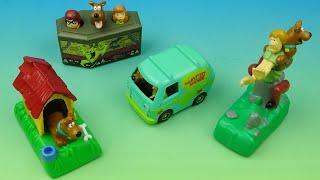 1996 SCOOBY-DOO set of 4 BURGER KING COLLECTIBLES VIDEO REVIEW (UK Import)