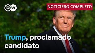  DW Noticias del 15 de julio: Partido Republicano nomina a Trump [Noticiero completo]