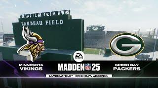 Madden 25 - Minnesota Vikings @ Green Bay Packers - Week 4