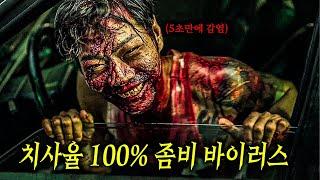 와.. 미쳤다.. 아시아 인구의 95%를 없애버린 역대 최악의 좀비 바이러스..  (많이 무섭습니다) [영화리뷰,결말포함]