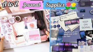 DIY A to Z Journal Supplies at home / Huge journal hual / How to make Journal set at home #journal