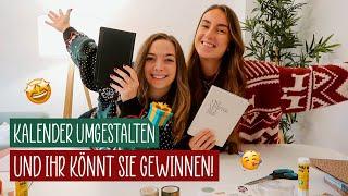 Wir gestalten wieder Kalender um & ihr könnt sie gewinnen!  | Kalender Setup 2023 | Fränzl & Vero