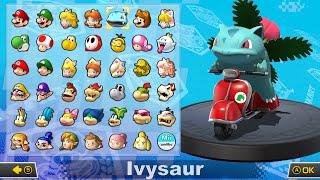 What if you play as Ivysaur in Mario Kart 8 Deluxe? (Mushroom Cup) (HD)
