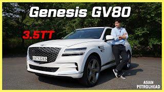 2021 Genesis GV80 on the road! We drove the 1st rear wheel driven SUV from the Genesis to the limit!