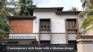 contemporary style home with a fabulous design and elegant interior | Video tour