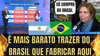 Tv Argentina Assustada: Mais Barato Comprar Do Brasil, México, Uruguai