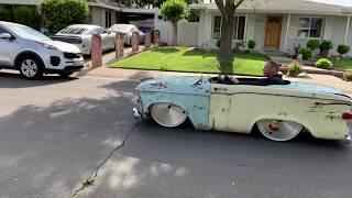 1959 Studebaker Lark Adult Sized Pedal Car Tour and Demonstration