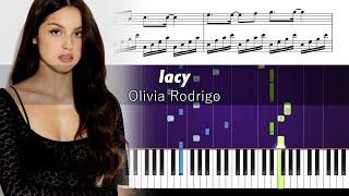 Olivia Rodrigo - lacy - Piano Tutorial with Sheet Music